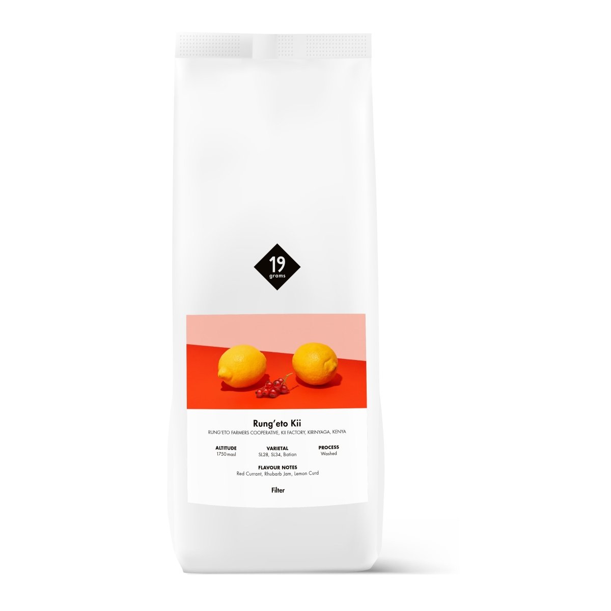 19grams Rung'eto Kii - Kenia Filter 1000g
