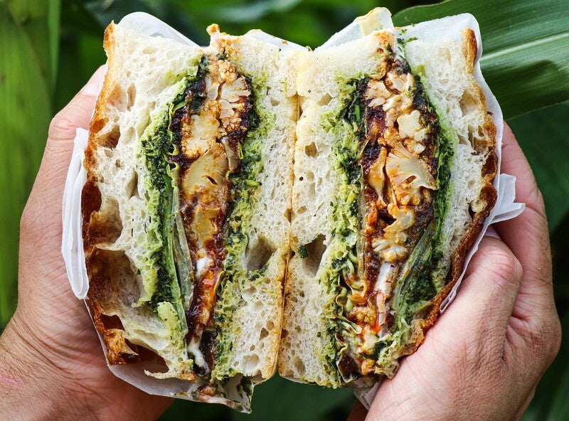 Vegan Focaccia Sandwich