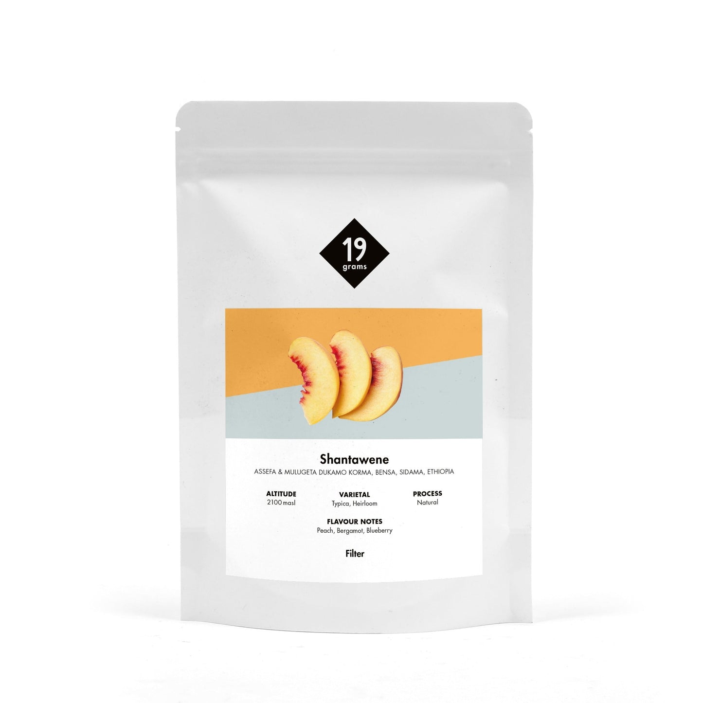 Deine 250g 19grams Products Shantawene Natural - Äthiopien Filter Tüte
