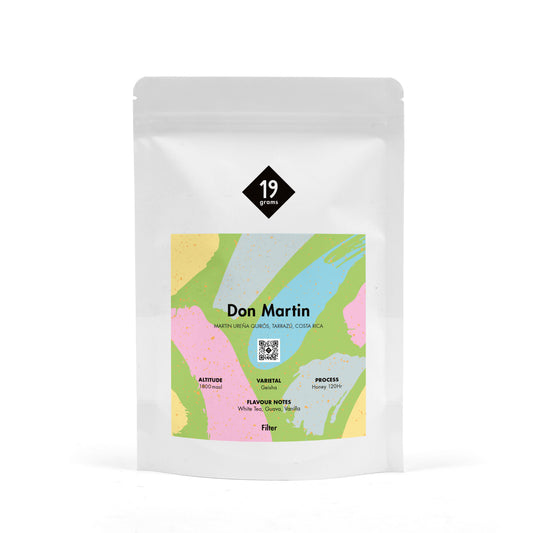 Don Martin Geisha Filterkaffee aus Costa Rica von der berliner Kaffeerösterei 19grams