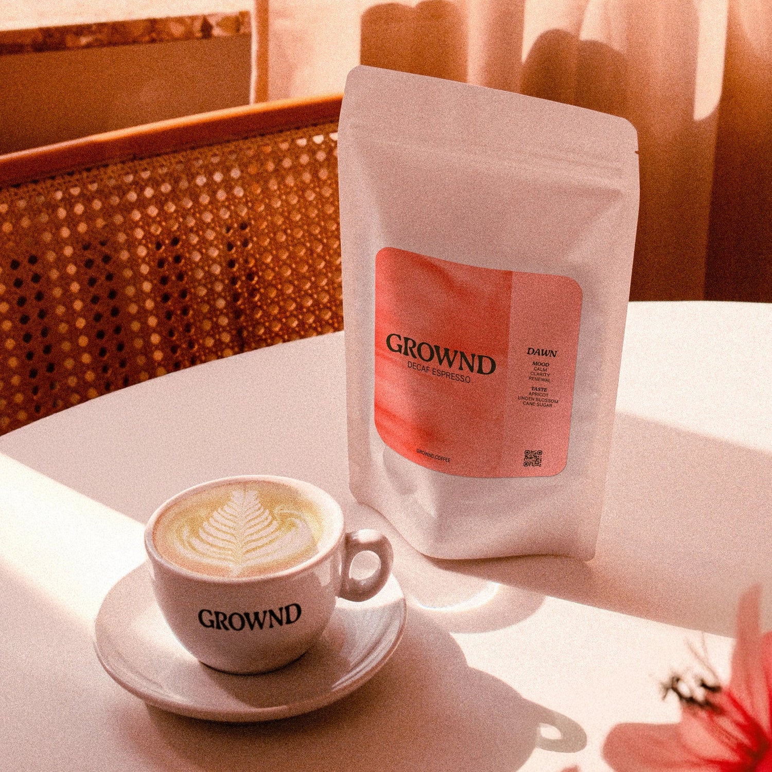 GROWND Decaf Dawn Kaffee mit Cappuccino – koffeinfreier Specialty Coffee B2B Gastronomie Großhandel