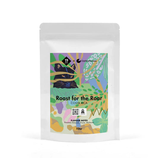 19grams x CarboHeroes Roast for the Roar Filterkaffee Vorderseite