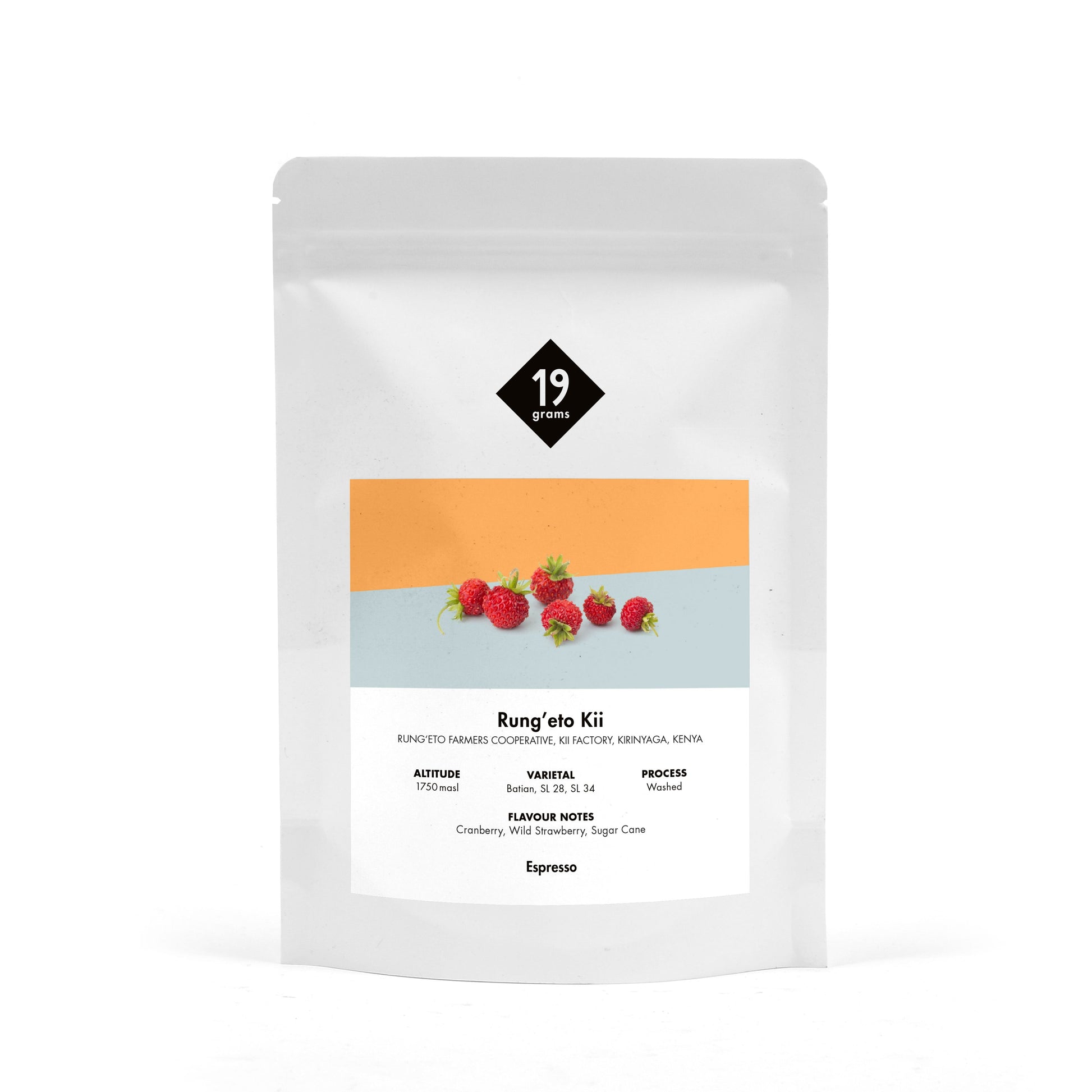 19grams Rung'eto Kii - Kenia Espresso 250g
